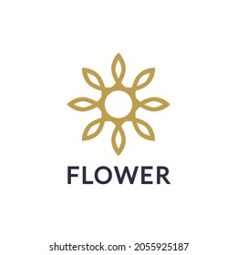Creative Abstract Logo Design Concept. Abstract Brand Curve Line Art Logo Design Template
