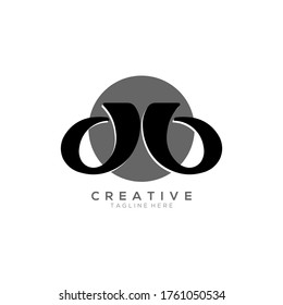 Creative abstract logo design template