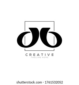 Creative abstract logo design template