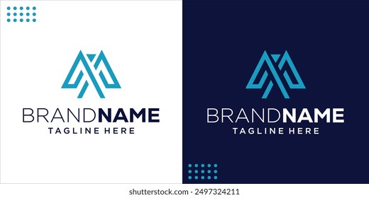 Creative Abstract Logo M Eagle Shape, Design Inspiration, Illustration, Vector