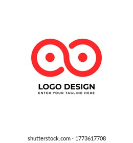 Creative abstract logo vector image for business	