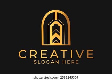 Creative Abstract Luxury Logo Design Vector