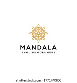 Creative abstract luxury mandala logo design