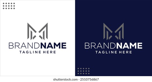 Creative Abstract M Logo, Design Inspiration, Illustration, Vector