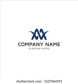 creative abstract M logos W logo N symbol A sign vector business company icon design graphic initials Accounting letter graphics mountain symbol group finance emblem illustration move grow