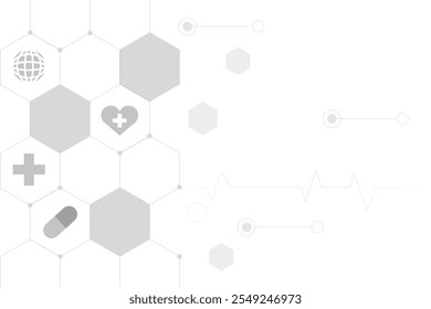 Diseño de fondo médico Abstractas creativo