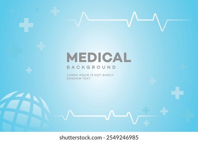 Diseño de fondo médico Abstractas creativo