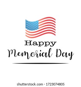 creative abstract for Memorial Day with nice and simple design illustration, Memorial Day Abstract or Banner.