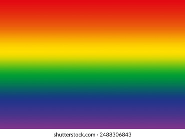 Creative abstract mesh gradient  rainbow colors. Complex gradient of different colors, horizontal image. Colorful gay pride month, peace flag. Vector illustration. EPS 10
