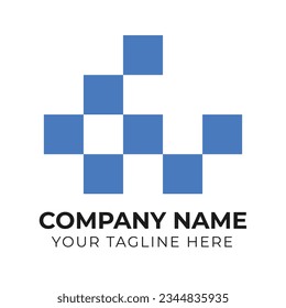 Creative abstract minimalist business logo design template