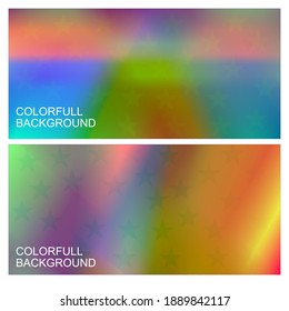Creative Abstract Modern Banner Background Colorful 