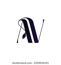 creative abstract modern minimalist timeless negative space symbol vector business logo design