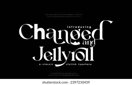 Creativo abstracto moderno sans serif vector de fuente con estilo de ligadura. Tipo de letra alfabeto para la empresa empresarial