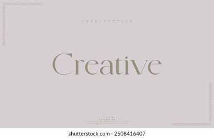 Creative Abstract modern urban alphabet fonts. Typography decorative sport, game, technology, fashion, digital, future creative logo font.