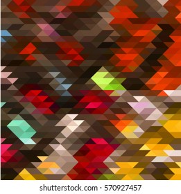 creative abstract modern vector illustration colored, background of geometric triangular mosaics in the style of origami