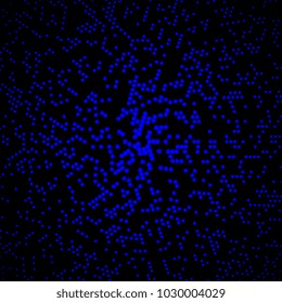 Creative abstract mosaic background with round shapes. Halftone style. EPS10
