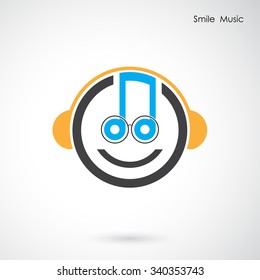 Creative abstract musical design vector logo design template,clean and modern pattern.Vector illustration.