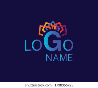 Creative abstract natural colorful Logo Design.