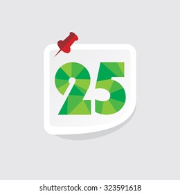 creative abstract numeric number vector illustration 