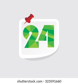 creative abstract numeric number vector illustration 