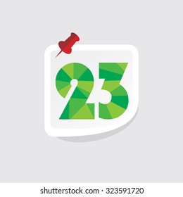 creative abstract numeric number vector illustration 