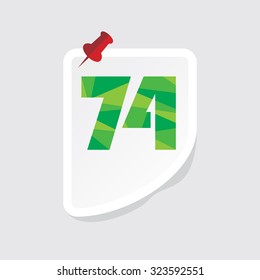 creative abstract numeric number vector illustration 