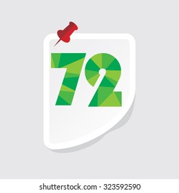 creative abstract numeric number vector illustration 