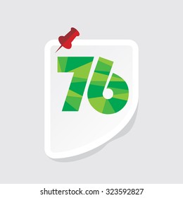 creative abstract numeric number vector illustration 