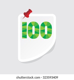 creative abstract numeric number vector illustration 