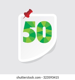 creative abstract numeric number vector illustration 