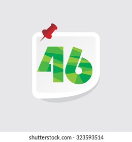 creative abstract numeric number vector illustration 