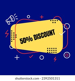 Creative abstract offer banner design, discount offer, fully editable vector eps 10 file format