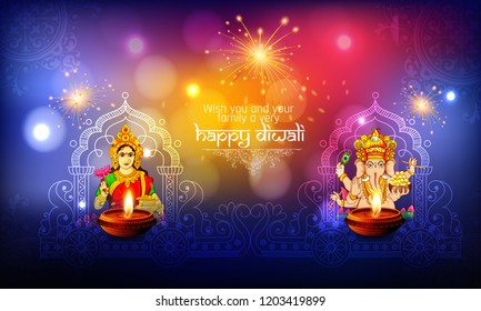 Creative abstract or poster, banner, header for Shubh Diwali or Shubh Deepawali with creative design illustration, Creative deep design.