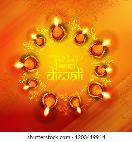 Creative abstract or poster, banner, header for Shubh Diwali or Shubh Deepawali with creative design illustration, Creative deep design.