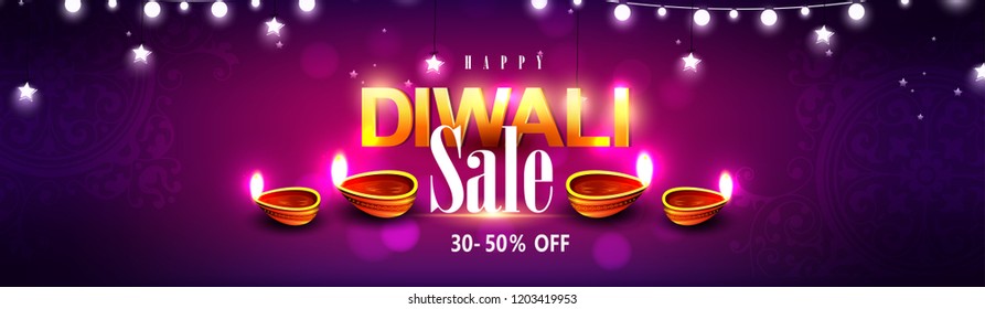 Creative abstract or poster, banner, header for Shubh Diwali or Shubh Deepawali with creative design illustration, Creative deep design.