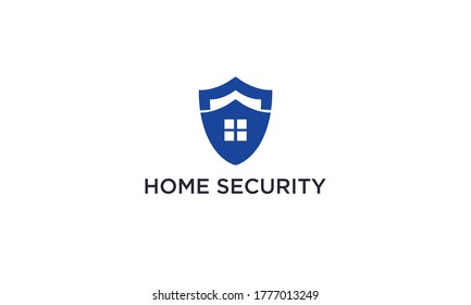 Creative, abstract an professional home security for business and real estate logo design vector editable