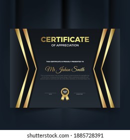 Creative abstract professional unique certificate