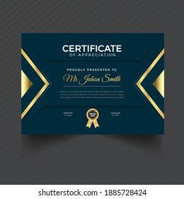 Certificado único profesional abstracto creativo