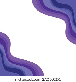 Creative Abstract Purple Blue Fluid Pattern Vector Illustration
