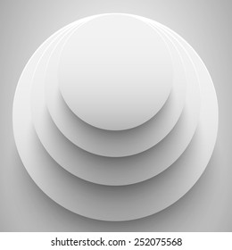 Creative abstract rounds background. Eps10 vector for your design