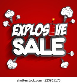 Creative Abstract Sale Design On Background vector illustration