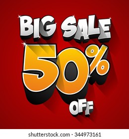 Creative abstract sale design on background vector illustration