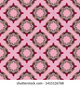 Creative abstract seamless pattern. Modern diagonal abstract background with geometric elements