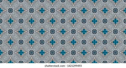 Creative abstract seamless pattern. Modern diagonal abstract background ornaments illustration
