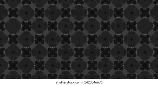 Creative abstract seamless pattern. Modern diagonal abstract background with geometric elements