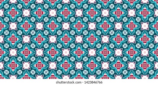 Creative abstract seamless pattern. Modern diagonal abstract background with geometric elements