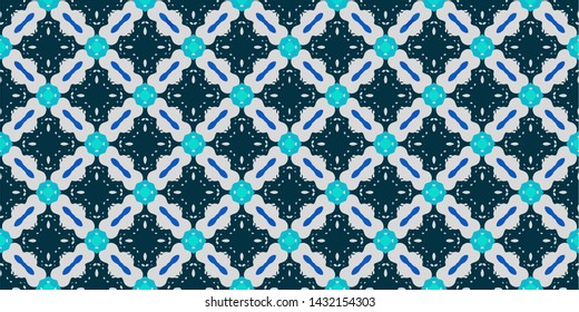 Creative abstract seamless pattern. Modern diagonal abstract background with geometric elements