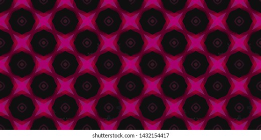 Creative abstract seamless pattern. Modern diagonal abstract background with geometric elements