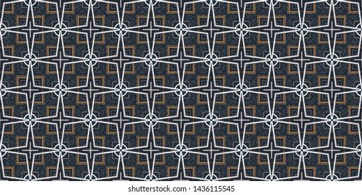 Creative abstract seamless pattern. Modern diagonal abstract background with geometric elements
