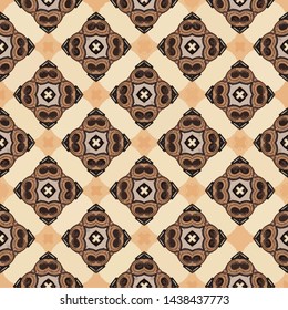 Creative abstract seamless pattern. Modern diagonal abstract background ornaments illustration